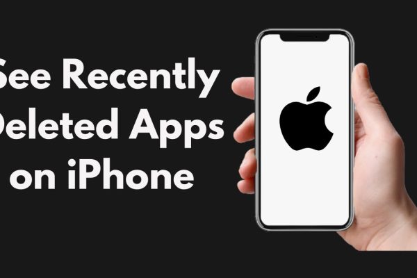 see recently deleted apps on iphone