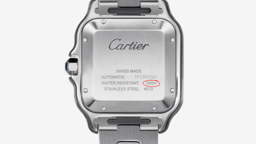 Are Cartier Watches Waterproof? Look for Water Resistance Markings